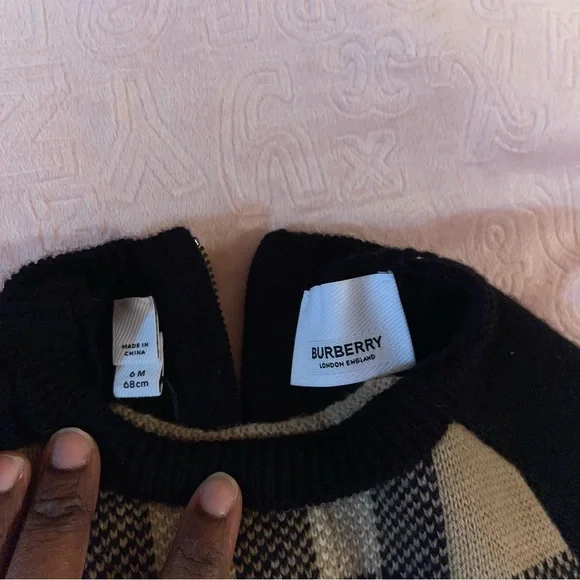 Burberry infant girls sweater dress brand new - Picture 2 of 5